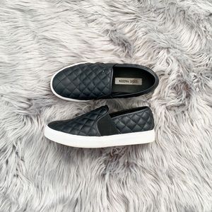 Black Steve Madden Slip On shoes